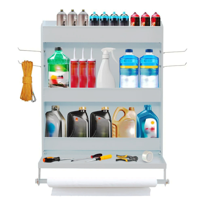 Multi-Level Wall Mounted Rack - Heavy Duty Steel