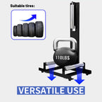 Rolling Wheel Detailing Stand,Heavy Duty Wheel Cleaning Stand - 110 lbs Capacity