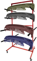 Mobile Bumper Storage Rack - 8 Pairs of Arms