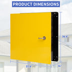 37" x 36" Roof Access Hatch, Roof Steel Security Door, Fully Welded