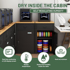 180L Industrial 3D Filament Dry Cabinet - 40 Roll Capacity